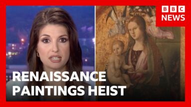 Four 'extraordinary' Renaissance paintings stolen from Italian museum | BBC News