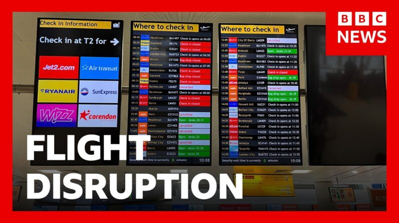 Airlines criticise air traffic control after second glitch this month | BBC News