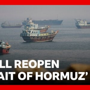 Iran's foreign minister submits new plan to reopen Strait of Hormuz | BBC News