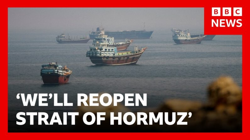 Iran's foreign minister submits new plan to reopen Strait of Hormuz | BBC News