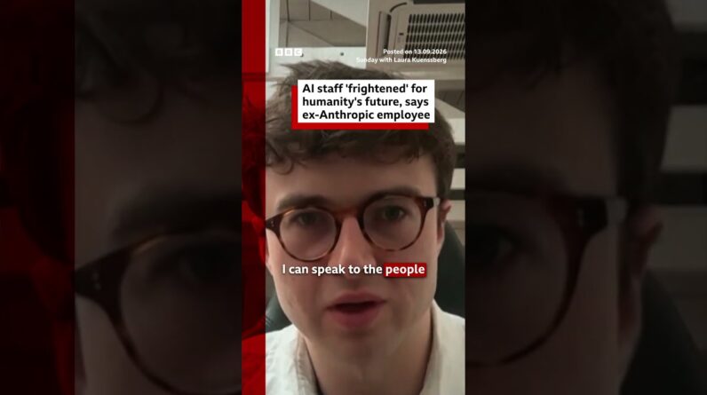 AI staff 'genuinely frightened' for humanity's future, says ex-Anthropic employee.#AI #BBCNews
