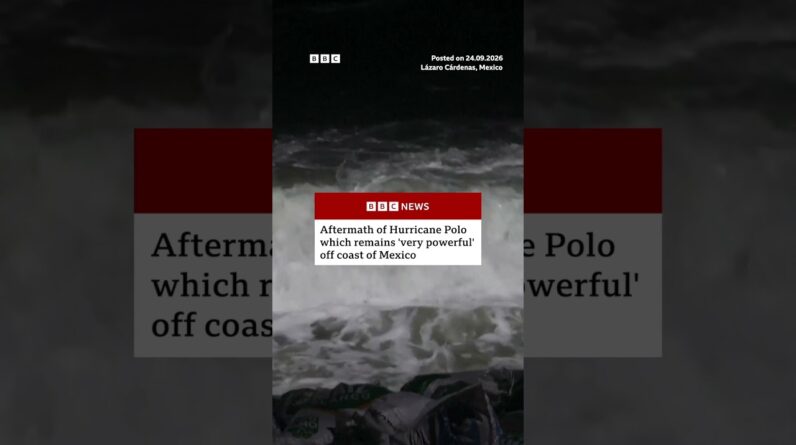 Hurricane Polo downgraded but remains 'very powerful' off coast of Mexico. #BBCNews