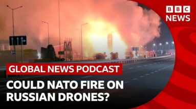 Nato is urged to target Russian drones over Ukraine and other top stories | Global News Podcast