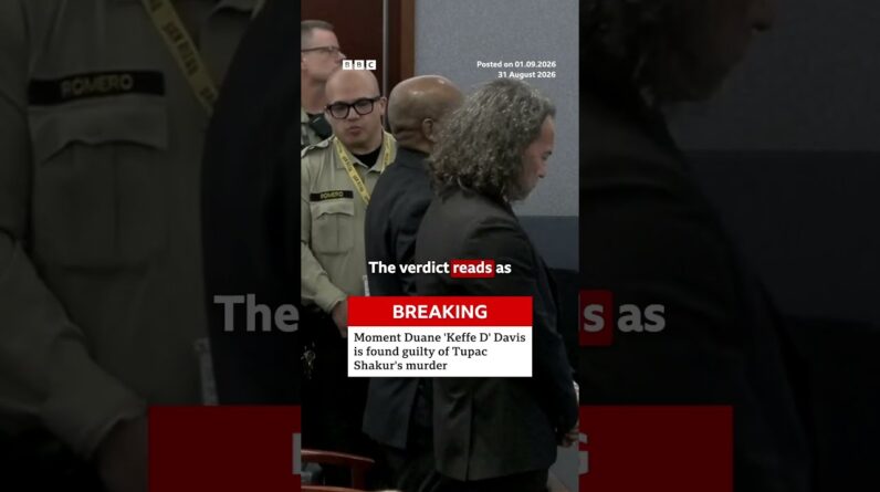 Jury in Tupac Shakur trial finds Duane 'Keffe D' Davis guilty of murder. #BBCNews