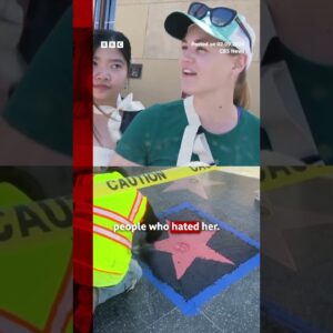 Dolly Parton’s star on the Walk of Fame has undergone repairs after reports of vandalism. #BBCNews