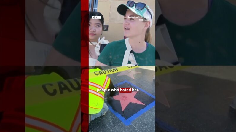 Dolly Parton’s star on the Walk of Fame has undergone repairs after reports of vandalism. #BBCNews