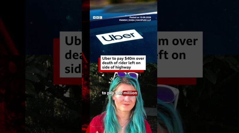 Uber ordered to pay $40m to family of woman killed after driver left her on highway. #BBCNews