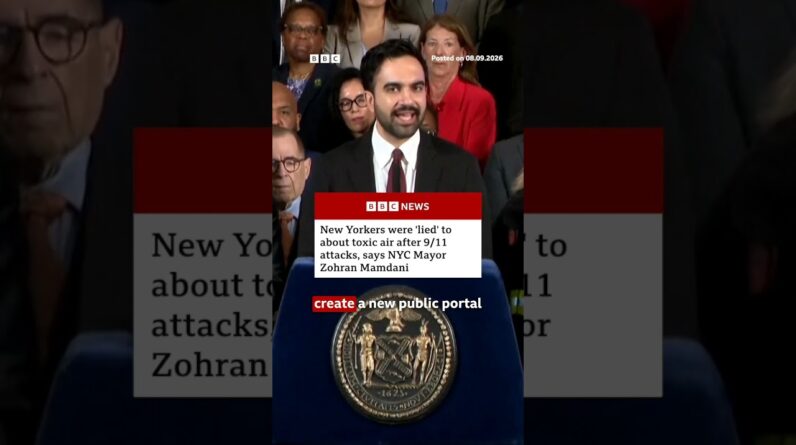 New Yorkers were “lied” to about toxic air quality after 9/11 attacks, says Zohran Mamdani. #BBCNews