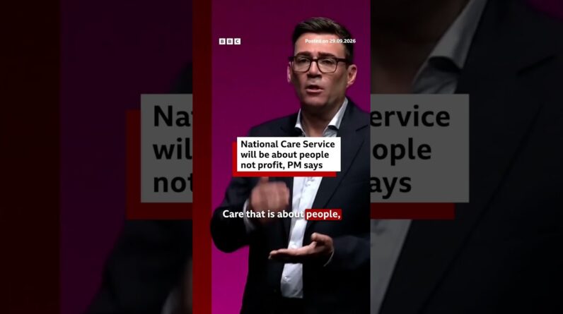 National Care Service will be about people not profit, UK PM Burnham says. #BBCNews