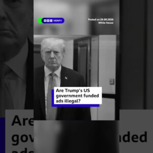 Backlash against Trump ads paid for by US government. #BBCNews