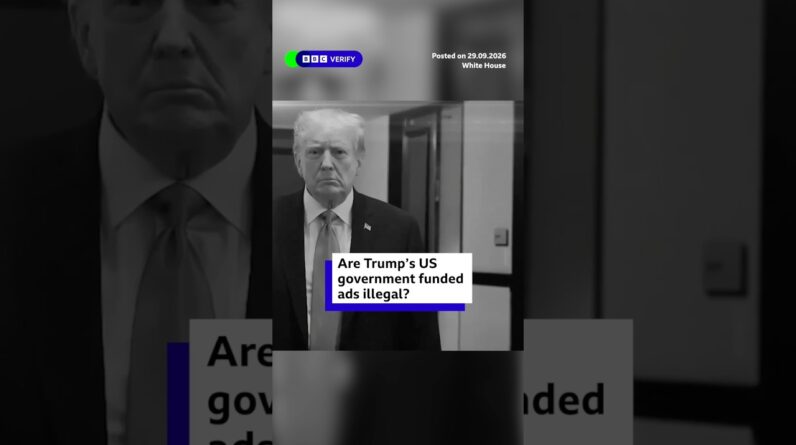 Backlash against Trump ads paid for by US government. #BBCNews