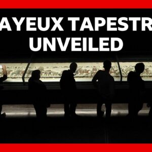 Bayeux Tapestry on show for first time in nearly 1,000 years | BBC News