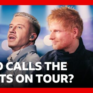 Ed Sheeran and Macklemore backlash: Who calls the shots on tour? | BBC News