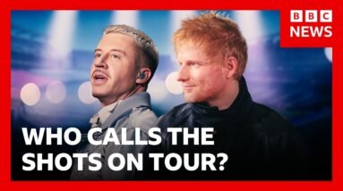 Ed Sheeran and Macklemore backlash: Who calls the shots on tour? | BBC News