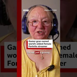 World’s oldest Fortnite streamer says no-one is “too old” to game. #Scotland #BBCNews