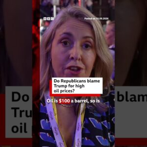 Do Republicans blame Trump for high oil prices? #BBCNews