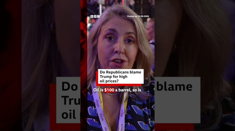 Do Republicans blame Trump for high oil prices? #BBCNews