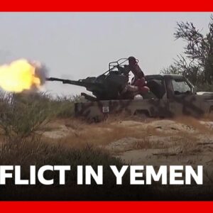 Thousands flee Yemen as Houthis and Saudi-backed forces escalate war | BBC News