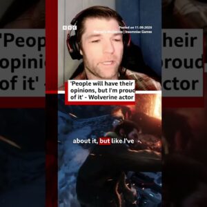 Marvel's Wolverine Liam McIntyre on reviews of the game so far. #Wolverine #Gaming #BBCNews