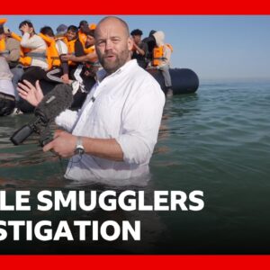 Gangs who illegally smuggle people to UK running low on small boats, investigation finds | BBC News