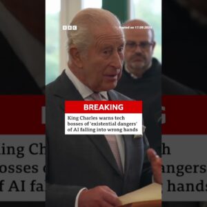 King warns tech bosses about 'existential dangers' of AI falling into wrong hands. #AI #BBCNews