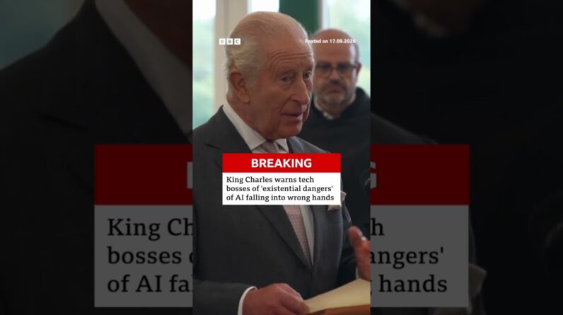 King warns tech bosses about 'existential dangers' of AI falling into wrong hands. #AI #BBCNews