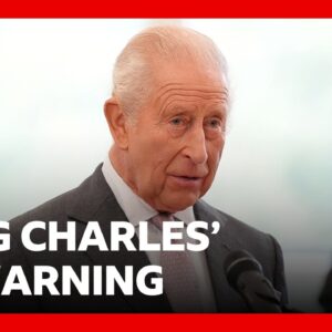 King Charles warns of 'existential danger' of AI falling into wrong hands | BBC News
