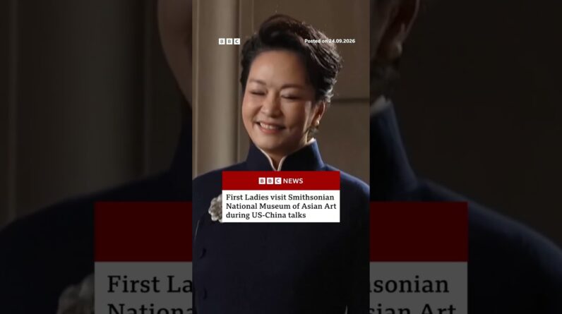 First Ladies visit Smithsonian National Museum of Asian Art. #BBCNews