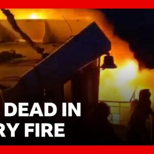 Five dead and 86 feared missing after Philippines ferry fire | BBC News