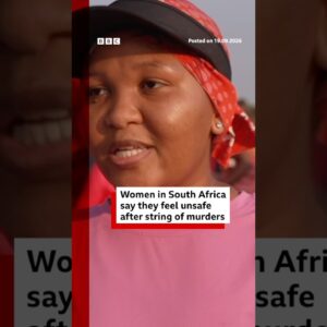 Women in South Africa say they feel unsafe after string of murders. #SouthAfrica #BBCNews
