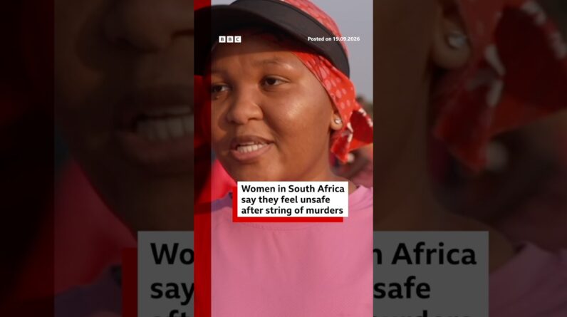 Women in South Africa say they feel unsafe after string of murders. #SouthAfrica #BBCNews