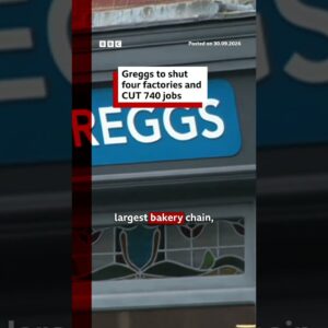 Greggs to shut four factories and cut 740 jobs. #Greggs #Jobs #BBCNews
