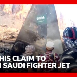 Houthis claim to shoot down Saudi fighter jet over Yemen | BBC News
