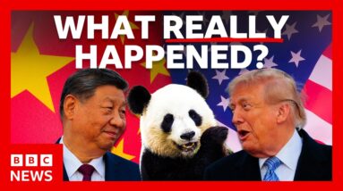 Inside Trump and Xi's meeting: Spectacle over substance? | BBC News