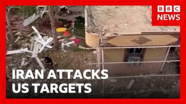Iran retaliates after US strike kills four at wedding | BBC News