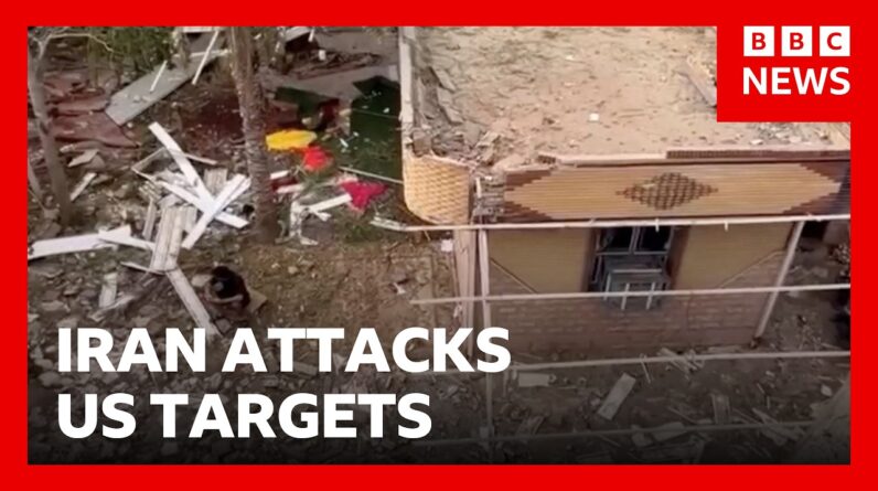 Iran retaliates after US strike kills four at wedding | BBC News
