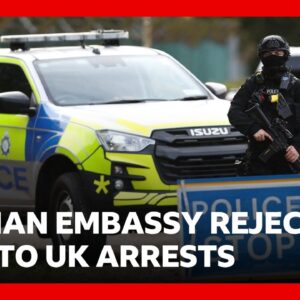 Iranian embassy rejects link to RAF Fairford arrests | BBC News