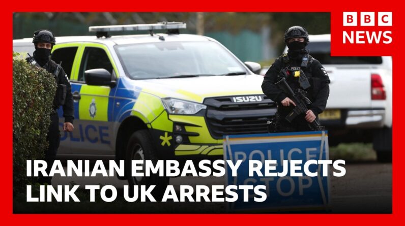 Iranian embassy rejects link to RAF Fairford arrests | BBC News
