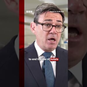 UK PM Andy Burnham reacts to village that voted to leave the UK. #BBCNews
