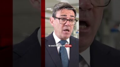 UK PM Andy Burnham reacts to village that voted to leave the UK. #BBCNews