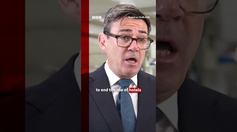 UK PM Andy Burnham reacts to village that voted to leave the UK. #BBCNews