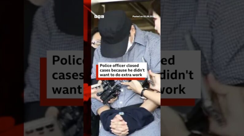 Police officer closed cases to avoid doing extra work. #SouthKorea #BBCNews