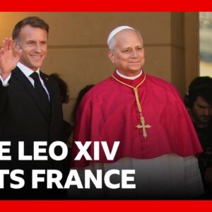 LIVE: Pope Leo XIV starts his four-day visit to France | BBC News