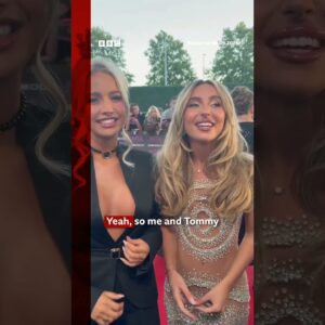 Love Island’s Ellie and Yasmin spill the tea. #BBCNews