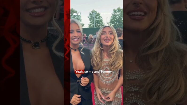 Love Island’s Ellie and Yasmin spill the tea. #BBCNews