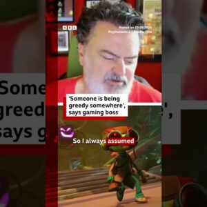 Double Fine boss Tim Schafer on difficulties of gaming industry. #Gaming #TimSchafer #BBCNews