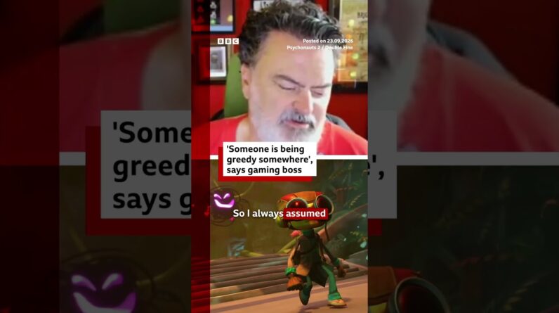 Double Fine boss Tim Schafer on difficulties of gaming industry. #Gaming #TimSchafer #BBCNews