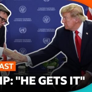 Inside UK prime minister Andy Burnham's first meeting with President Trump | BBC Newscast