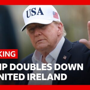 Donald Trump says Northern Ireland joining Ireland only natural | BBC News