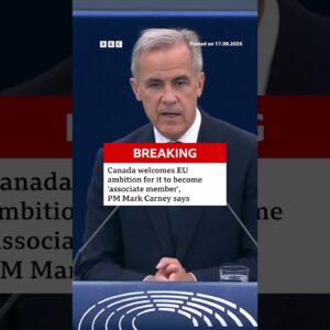 Canada welcomes EU ambition for it to become 'associate member', - Mark Carney. #BBCNews